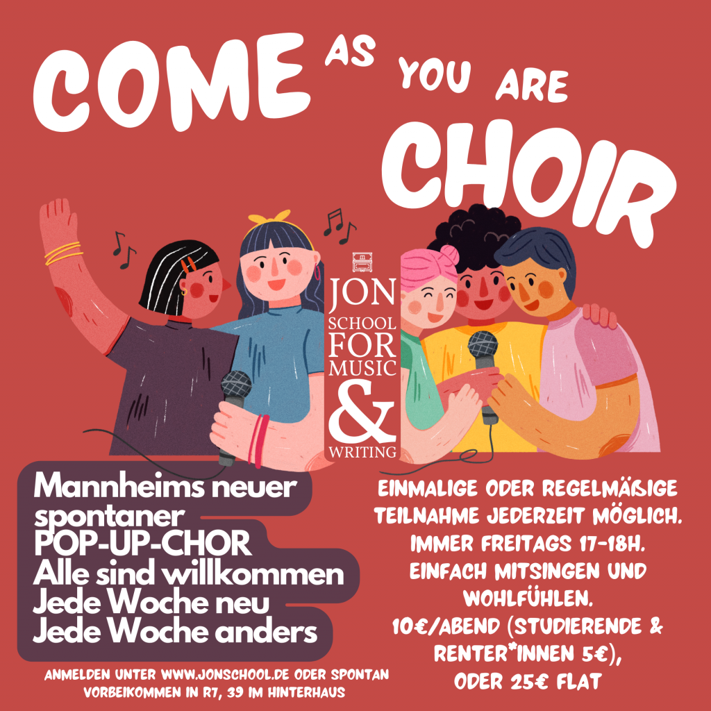 Come As You Are Choir Pop Up Chor Mannheim